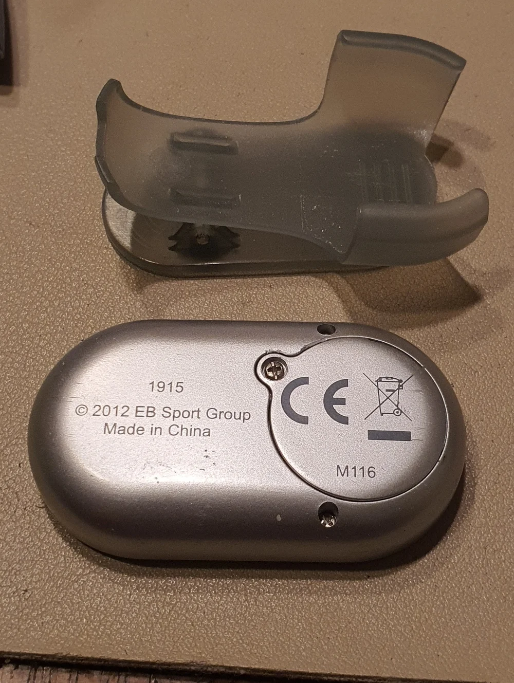 10/$20 Sportline Silver/White Digital Unisex Pedometer